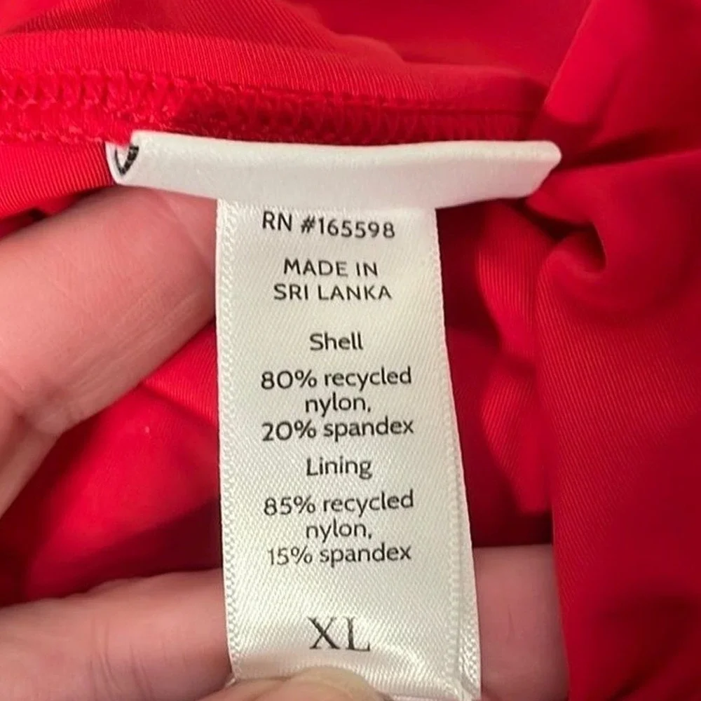 Andie The Amalfi‎ One Piece Swimsuit Red Cherry size XL NWOT